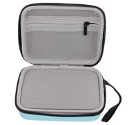 HAMPPLIES Étui à Médiators pour Guitare Électrique Bleu en Eva Portable Rangement Pratique, Sacoche Chic et Fashion pour Accessoires de Guitare en Voyage
