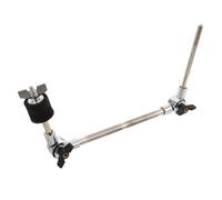 HAMPPLIES Extension de Support de Batterie avec Pince Métal Fixation Multi Angle pour Cymbales et Cloches Accessoire Robuste pour Rack de Percussion