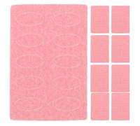 HAMPPLIES Feuilles Abrasives Autocollantes pour Repousse-cuticules, 200 Pièces 5 Grains, Mini Bandes de Ponçage pour Manucure Professionnelle, Outil de Polissage Ongles Pratique à Domicile