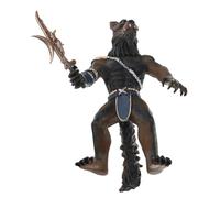 HAMPPLIES Figurine de Loup-Garou en Plastique Peint la Main, Modèle Réduit de Soldat Loup-Garou Mini, Ornement Intérieur Léger pour Décoration et Jeu Interactif, 1 Pièce