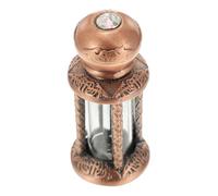 HAMPPLIES Flacon D'huile Essentielle Vintage en Verre 3 Ml Compte-gouttes Étanche pour Aromathérapie Usage Personnel Décoratif Style Rétro