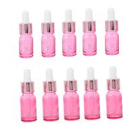 HAMPPLIES Flacons Compte-gouttes Pour Huiles Essentielles 10 Pièces 5 Ml Et 10 Ml En Verre Rose Pipette Rose Doré Pour Voyage Et Rangement De Liquides Aromatiques