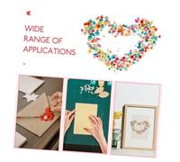HAMPPLIES Fleurs Séchées DIY pour Décoratif Matériaux Pressés Colorés pour Résine Bijoux Manucure Scrapbooking Embellissements Environ