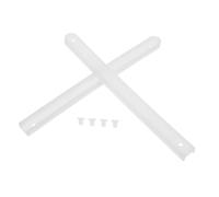 HAMPPLIES Glissières Tiroir Plastique Blanches Robustes pour Meubles Kit de Réparation Coulissants pour Cuisine et Commode Installation Rapide sans Outil Rails Clous