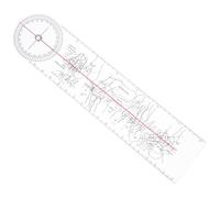 HAMPPLIES Goniomètre du Genou Rotatif Orthopédique, Équerre de Mesure D’Angle pour Articulation, Règle Médicale Précision pour Physiothérapie et Rééducation, Outil de Mesure du Mouvement