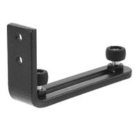 HAMPPLIES Guide au Sol pour Porte de Grange Coulissante, Butée Anti-balancement Double Roue en Caoutchouc Noir, Guide Inférieur Robuste pour Portes Coulissantes, Quincaillerie de Plancher