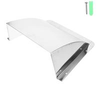 HAMPPLIES Hotte d'Extraction de Ventilation en Acier Inoxydable 8 Pouces Sortie d'Échappement Extérieure Anti-Pluie Conduit d'Évacuation Métallique sans Grille pour Hotte Aspirante