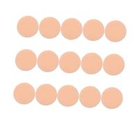 HAMPPLIES Houppette à Maquillage En Coton 15 Pièces 6 Cm Souple Pour Femmes Usage Visage Poudre Petite Houppette De Maquillage Naturelle Couleur Chair