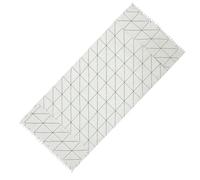 HAMPPLIES Housse de Protection Anti-Poussière pour Machine à Laver et Réfrigérateur 30X90 CM en Coton Blanc Poche de Rangement Couverture Solide et Légère Cuisine et Buanderie