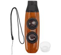 HAMPPLIES Kazoo Double Bois pour Débutants Instrument Léger Accompagnement Guitare Ukulélé Garçon Fille Adultes Pratique Musicale Compacte et Facile à Jouer