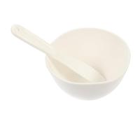 HAMPPLIES Kit Bol à Masque Facial 500 Ml et Spatule Plastique sans Odeur pour Soin Visage Maison DIY Accessoires Beauté Outil Mélange Masque Délicat