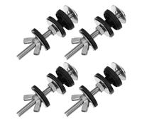 HAMPPLIES Kit De Remplacement De Visserie Pour Réservoir De Wc 4 Pièces En Acier Inoxydable Vis De Fixation Pour Réservoir Et Cuvette