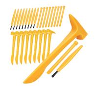 HAMPPLIES Kit Doutils Dexcavation pour Garçon Fille Ensemble avec Marteau Ciseaux et Brosse PVC Kit Archéologie pour Fouilles et Jeux Dexploration