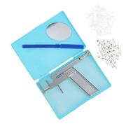 HAMPPLIES Kit Outils De Perçage Oreilles Acier Inoxydable Perceur Oreille Sécurisé Outil De Perçage Pratique Pour Débutants Et Professionnels