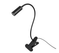 HAMPPLIES Lampe de Lecture LED à Pince 3w, Éclairage Atelier Flexible à LED Blanc Chaud, Bras Articulé Col de Cygne, Alimentation Usb, Éclairage Ciblé Portable pour Bureau et Lecture Nocturne