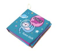 HAMPPLIES Livre en Tissu Souple Éducatif pour Bébé, Résistant aux Déchirures, Coloré et Interactif, Livre D’éveil Préscolaire Tactile, Sensoriel pour -né et Tout-petit