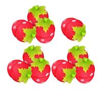 HAMPPLIES Lot de 10 Bigoudis à Boucles Fraise en Éponge Douce sans Chaleur, pour Cheveux Courts et Longs, Rouleaux Mousse Respectueux des Cheveux, Outils de Coiffage Adaptés aux