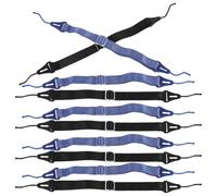 HAMPPLIES Lot de 10 Cordons pour Lunettes D’garçon et Filles Réglables et Antidérapants, Sangle Élastique Résistante, Coloris Noir et Bleu Marine, Accessoires Légers et Lavables