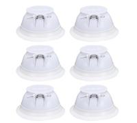 HAMPPLIES Lot de 10 Couvercles Anti-Odeur pour Toilettes en Caoutchouc Blanc Petit Format 75-89 CM Accessoires Sanitaires Pratiques pour Salle de Bain Protection Anti-Mauvaises Odeurs