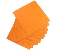 HAMPPLIES Lot De 10 Dalles De Pavage Tactiles Pour Trottoir En Pvc Jaune