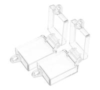 HAMPPLIES Lot de 2 Caches de Protection pour Interrupteur à Bascule Kcd4 Plastique Transparent Anti-Poussière et Anti-Activation Accidentelle Adhésif Double Face Accessoire pour