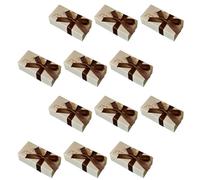 HAMPPLIES Lot de 20 Boîtes D'emballage Mariage en Carton Beige Clair Grand Format, Boîtes de Rangement pour Bonbons, Coffrets Présents Polyvalents pour Fête et Banquet de Couleur Aléatoire