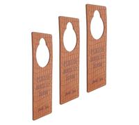 HAMPPLIES Lot De 3 Panneaux Besoin De Dormir Pour Chambre De Bébé Panneau De Porte Ne Pas Frapper Panneau Bébé Qui Dort En Silence Pour Lit De Marron En