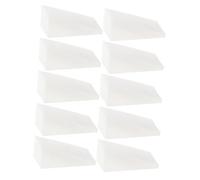 HAMPPLIES Lot De 30 Tampons Éponges Triangulaires Pour Nail Art, Manucure Diy, Solide Et Portables, Taille Moyenne, Accessoires Nail Art Pour Usage Maison Et Salon De Beauté