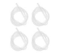 HAMPPLIES Lot de 4 Tubes de Tire-lait en Silicone Alimentaire Embout Bec de Canard pour Mamans, Tuyaux Flexibles 80 Cm, Accessoires Compatibles pour Tire-lait Électrique, Usage Quotidien