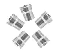 HAMPPLIES Lot de 5 Capuchons de Magnétron pour Micro-Ondes Accessoires de Remplacement Universels en Acier Inoxydable Argenté Compatibles Plusieurs Puissances Pièces Détachées pour