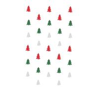 HAMPPLIES Lot De 5 Drapeaux À Suspendre pour Sapin De Noël Banderoles De Noël Décorations pour Sapin Fanions en Papier