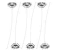 HAMPPLIES Lot de 6 Buses de Pulvérisation pour Bombe de Peinture Aérosol, Compatibles Multi-Applications, Texture Uniforme, Accessoire Pulvérisateur Pratique pour Bricolage, Rénovation