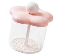 HAMPPLIES Machine à Bulles Nettoyante Visage Compacte Portable Mousseur Manuel Pour Soins Visage Voyage Rose