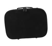 HAMPPLIES Mallette à Outils de Coiffure Compacte en Tissu Noir 29x28x8 Cm, Paquet de Rangement pour Coiffeur Espace pour Tondeuse Électrique, pour Usage Professionnel en Salon