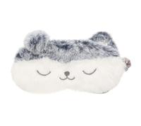 HAMPPLIES Masque de Sommeil Peluche Animal Occultant Peluche Doux et Lavable pour Femmes et Filles Design Confortable avec Bandeau Élastique Ajustable Favorise un Sommeil Réparateur et