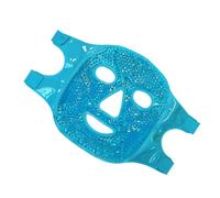 HAMPPLIES Masque Visage Gel Réutilisable Multi Usage Poche de Froid et Chaud pour Fatigue et Gonflement Couverture Front à Demi Visage Confortable et Apaisante