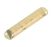 HAMPPLIES Mezuzah Doré pour Porte Extérieure Décor Religieux Compact avec Ornement Traditionnel Facile à Installer Cadeau pour Maison Juive