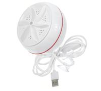 HAMPPLIES Mini Machine à Laver Portable USB pour Linge Petite Turbine avec Rotation Avant Arrière Nettoyage pour Dortoirs et Camping