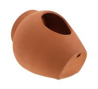 HAMPPLIES Mini Terracotta Clay Pot Fountain with Circulating Water System Ceramic Hydroponic Vase for Indoor and Outdoor Garden Decor Small Flower Pot for Home Ornament