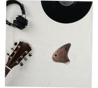 HAMPPLIES Miniature Ocarina Céramique Accordé Haute Tonalité Instrument de Poche Portable pour Voyage Pratique Musicale Adultes Facile à