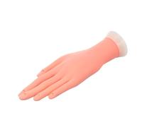 HAMPPLIES Modèle De Main Gauche En Silicone Flexible Pour Art Des Ongles, Outil De Formation Réutilisable Pour Salon Professionnel Et Apprentissage à Domicile