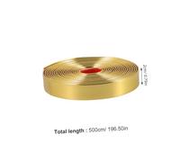 HAMPPLIES Moulure Décorative Autocollante Bande Flexible et Étanche pour Plafond Mur et Miroir Finition Dorée pour Salle de Bain et Cuisine