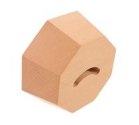 HAMPPLIES Organisateur de Bois Octogonal Support pour Placard ou Couloir Socle de Présentation pour Chausse
