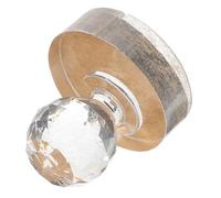 HAMPPLIES Outil de Pressage pour Fard à Paupières Tampon Compacteur Acrylique Accessoire de Maquillage Précis pour Palette Ombres Tampon de Pression Rond pour Compact Poudre et Highlighter