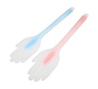 HAMPPLIES Outils de Massage en Silicone 2Pcs de Pat en Silicone Long Manche Portable pour Soins du Corps Massage à Flexible et Solide Famille