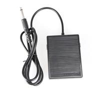 HAMPPLIES Pédale de Sustain pour Piano Électronique Noire en Plastique Fonction Demi-pédale et Base Antidérapante, Accessoire pour Clavier Électrique