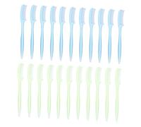 HAMPPLIES Peigne à Cils et Sourcils 100 Pièces Mini Brosse à Mascara et Brosse Réparatrice pour Sourcils Outil de Soin des Usage Professionnel et Personnel Beauté Couleur Aléatoire