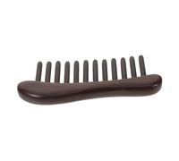 HAMPPLIES Peigne Bois de Santal Large Dents pour Massage Du Chevelu Peigne Démêloir Naturel pour Hommes et Femmes Soin des Cheveux Bouclés Outil Artisanal Écologique