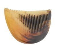 HAMPPLIES Peigne de Massage Corne Naturelle pour Cheveux Démêleur Fin et Gua Sha pour Chevelu Accessoire de Soin et Massage Portable pour Femmes Usage Quotidien et Voyage