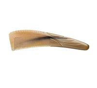 HAMPPLIES Peigne en Corne de Bœuf Démêlant Massager Cuir 1 Pièce 20 CM Anti- Outil de Soins Capillaires